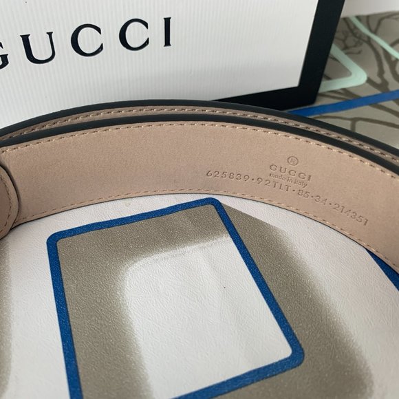 GG thin belts with Double G buckle
